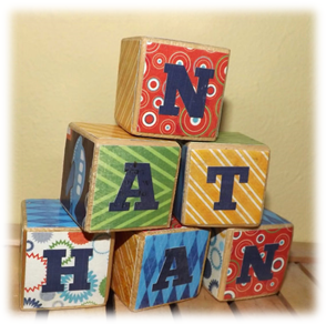 Alphabet Blocks Color-your-own Alphabet Blocks Wooden Alphabet